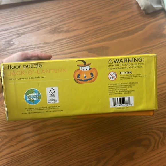 Crocodile Creek Jack-O'-Lantern Floor Puzzle - 36 piece - Picture 3 of 6